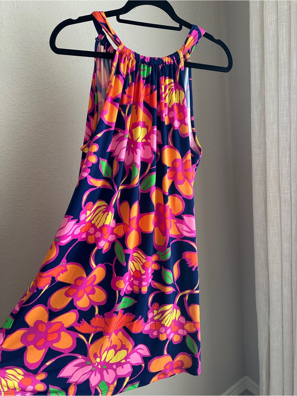 Trina Turk Retro Floral Midi Dress